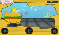 Sponge Kraby Car Hill Racing Screen Shot 2