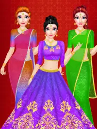 Indian doll marriage - wedding bride fashion salon Screen Shot 1