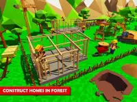 Симулятор постройки и спасения леса: здание и реме Screen Shot 6