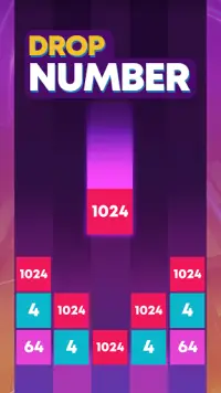 Drop Number: Number Puzzle 2048 Screen Shot 2