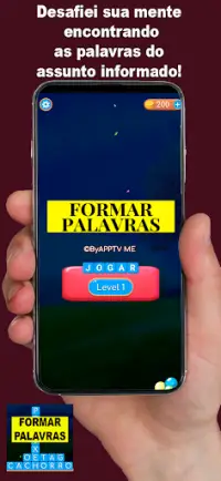 Formar Palavras: Jogo de Palavras Cruzadas Screen Shot 0