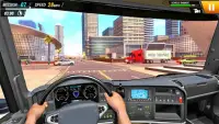Lungsod Trak Pagmamaneho Simulator - City Truck Screen Shot 0