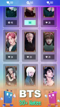 BTS n Tiles: Kpop Magic Piano Idol Tiles Game 2020 Screen Shot 6