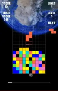 Space Tetris Screen Shot 1