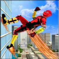 Flying Ninja Hero Crime Simulator Gangster Chase