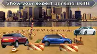 ciudad carretear coche estacionamiento 3D manía Screen Shot 1