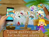 Puzzles d'été pour les enfants Screen Shot 0