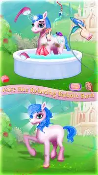 Rainbow Pony Princess Unicorn Beauty Makeover Screen Shot 0