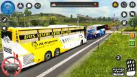 オフロード バス 運転: 3D ゲーム Screen Shot 1