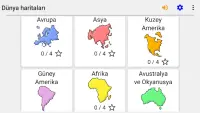 Dünya tüm ülkeleri haritaları - Harita sınavı Screen Shot 7