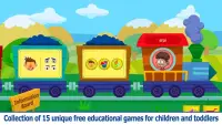 قطار الفرح - الألعاب التعليمية المجانية للأطفال Screen Shot 0
