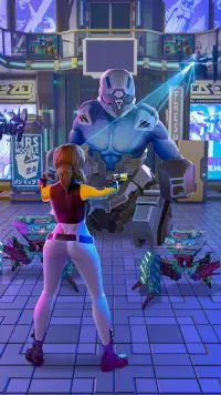 Cyberpunk Hero－Lucha épica Screen Shot 0