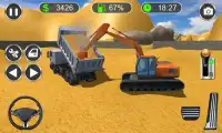 Excavator Crane Driving Simulator - Build Town Screen Shot 1