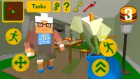 Craft Granny. Blocky Neighbor Escape 3D Screen Shot 1