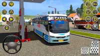 matalinong bus sa pagmamaneho transporter sim 2021 Screen Shot 1