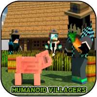 Humanoid Villagers Mod for MCPE   Come Alive