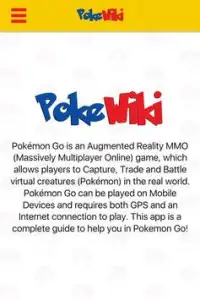 Guide for Pokémon GO Screen Shot 0