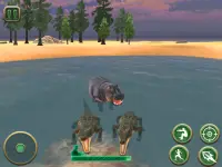 Crocodile Hunting Simulator - สัตว์ป่าโจมตี Screen Shot 3