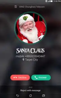 Real Call From Santa Claus *OMG HE ANSWERED* Screen Shot 0