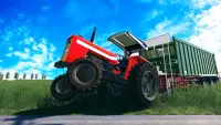 Drive Tractor Trolley Offroad 2021:3D Cargo Games Screen Shot 0