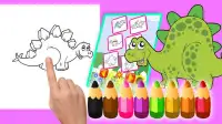 Dinosaur coloring book Educational dinosaur games Screen Shot 4