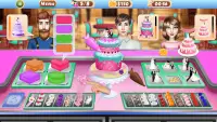 Nhà máy bánh cưới: trò chơi tráng miệng Screen Shot 1