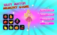 Slot Match Memory Game Screen Shot 0