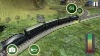 Rapide Euro Train Driver Sim:Jeux de Train 3D 2018 Screen Shot 9