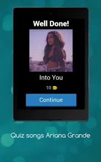 Quiz songs Ariana Grande Screen Shot 7
