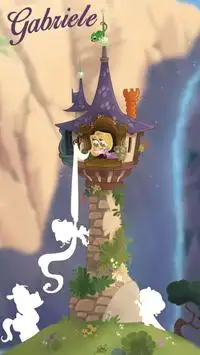 Convite 4 Anos Gabi Rapunzel Screen Shot 1