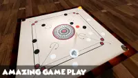 Permainan Klasik Carrom Board Screen Shot 0