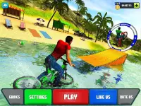 Surfer Air Mengambang Sepeda BMX Rider Racing Screen Shot 5