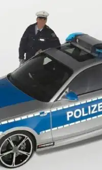 Полиция и автомобили Логическая Игра Пазл Screen Shot 2