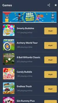 Bubble Shooter : Play 10  games without installing Screen Shot 1