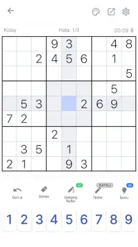 Sudoku Klasik Yapboz Oyunları Screen Shot 3