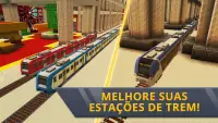 Railway Station Craft: Simulador de Trem 2019 Screen Shot 1