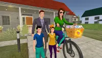 Werkende moeder meisje:virtuele familiespellen Screen Shot 10