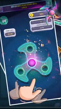 TapGame - Fidget Spinner Hand Screen Shot 0