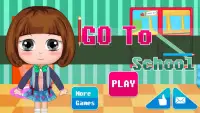 बेला वापस स्कूल - लड़की स्कूल सिमुलेशन खेल Screen Shot 10