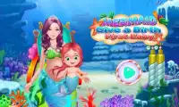 Mermaid Geburt Baby Spiele Screen Shot 0