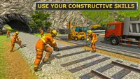 Railroad Tunnel Construction Sim: Jeux de train Screen Shot 6