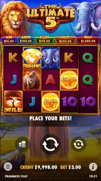 The Ultimate 5 - Slot Casino Screen Shot 2