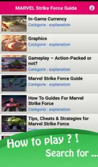 Guide for Marvel Strike Force Screen Shot 5