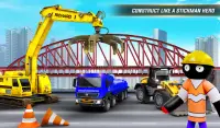 ciudad stickman simulador de construcción puentes Screen Shot 4