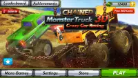 Chained Monster Truck 3D Crazy Car Racing Screen Shot 2