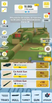 Idle Tanks 3D Screen Shot 1