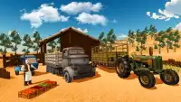Offroad Tractor Fruit Transport Simulator 2018 Screen Shot 1
