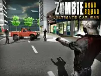 Zombie-Straße Kader Car War 3D Screen Shot 7