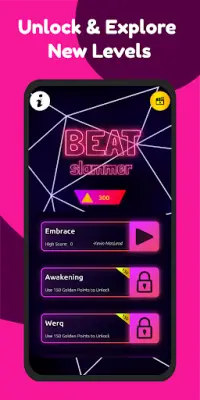 Beat Slammer - Trò chơi Nhịp đập âm nhạc Screen Shot 0