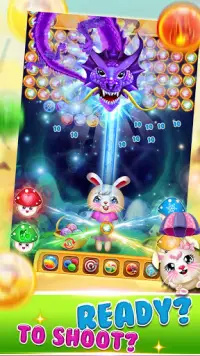 Bunny Bubble Shooter Pop: Magic Match 3 Island Screen Shot 3